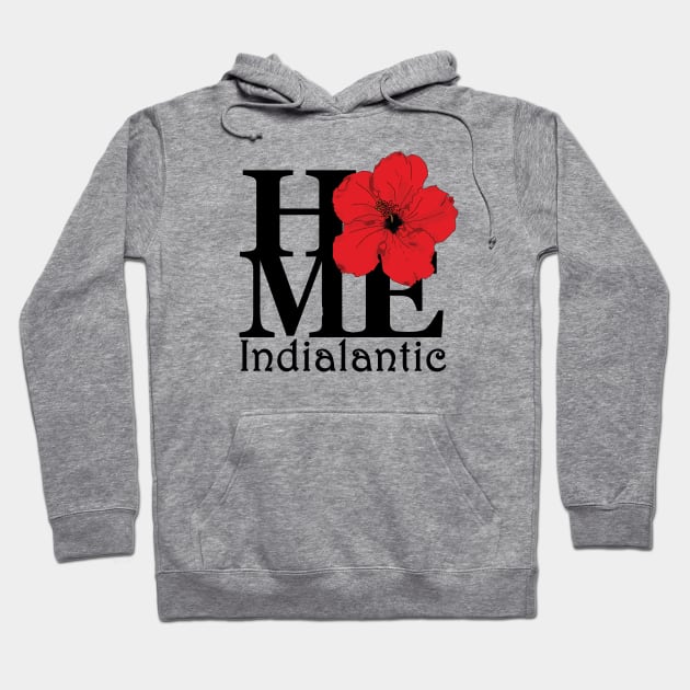 HOME Indialantic Red Hoodie by Indialantic